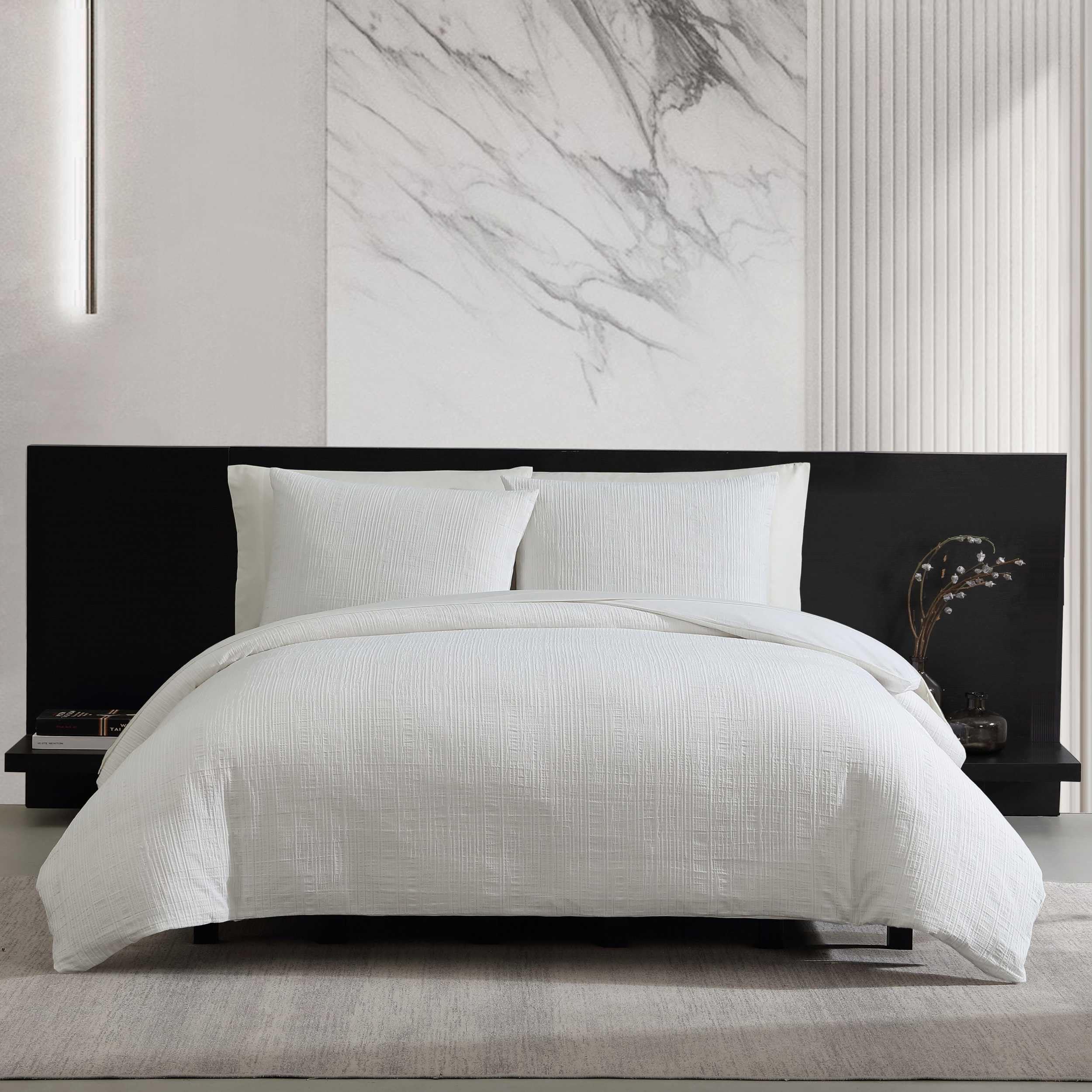 Bark Texture Comforter Set with Shams