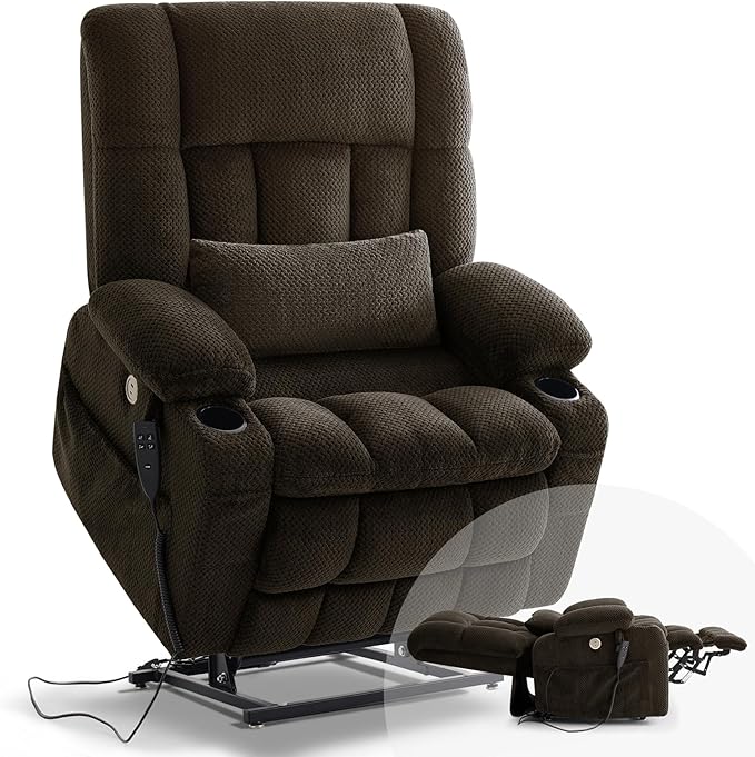 Power Lift Recliner Chair with Massage & Heat
