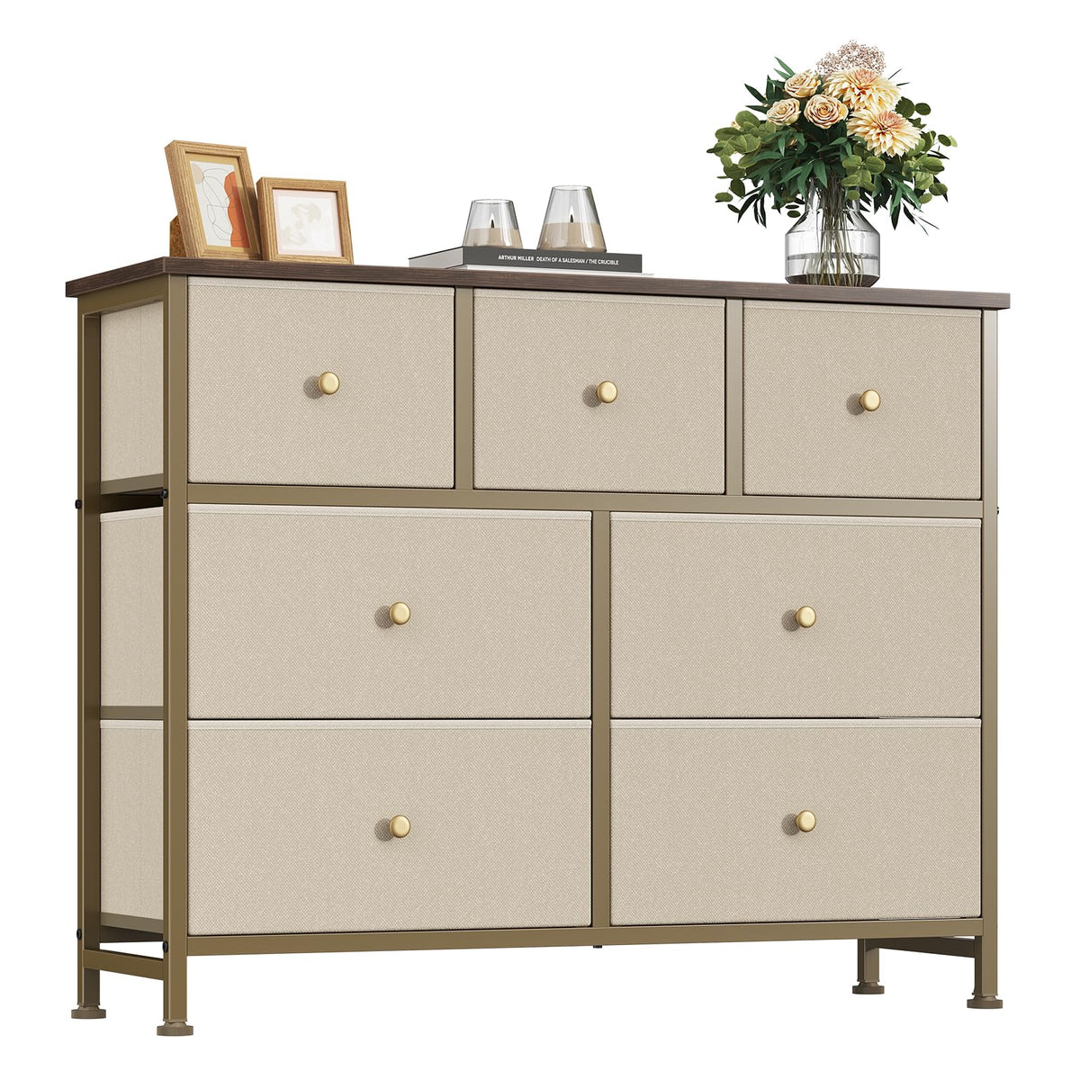 7-Drawer Fabric Dresser