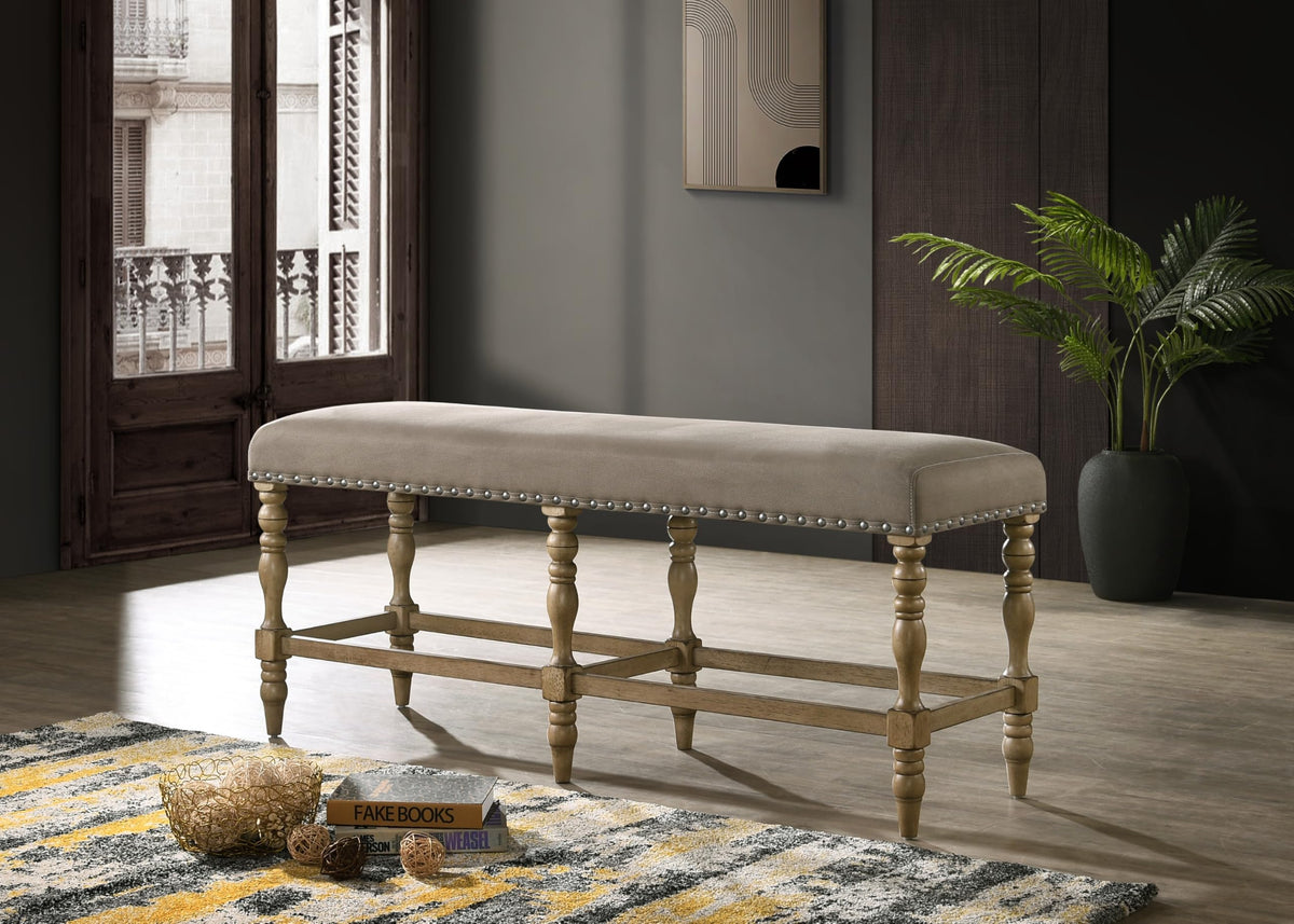 Upholstered Counter Height Bench