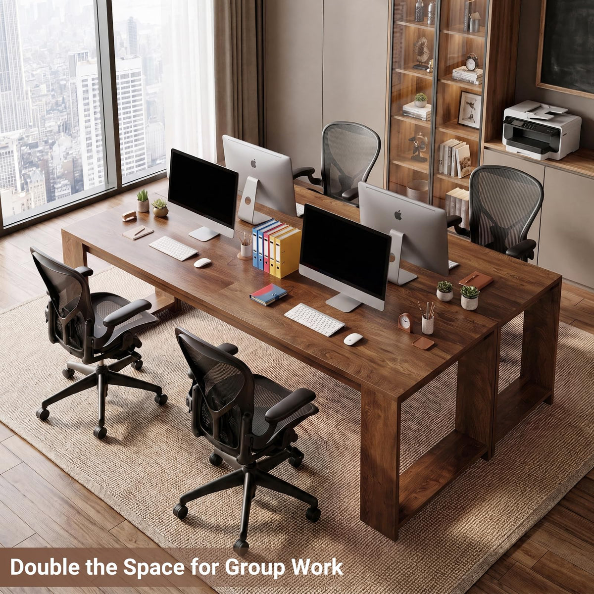 Two-Person Computer Desk