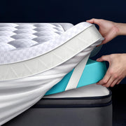 Full Size 5-Inch Dual-Layer Memory Foam Mattress Topper