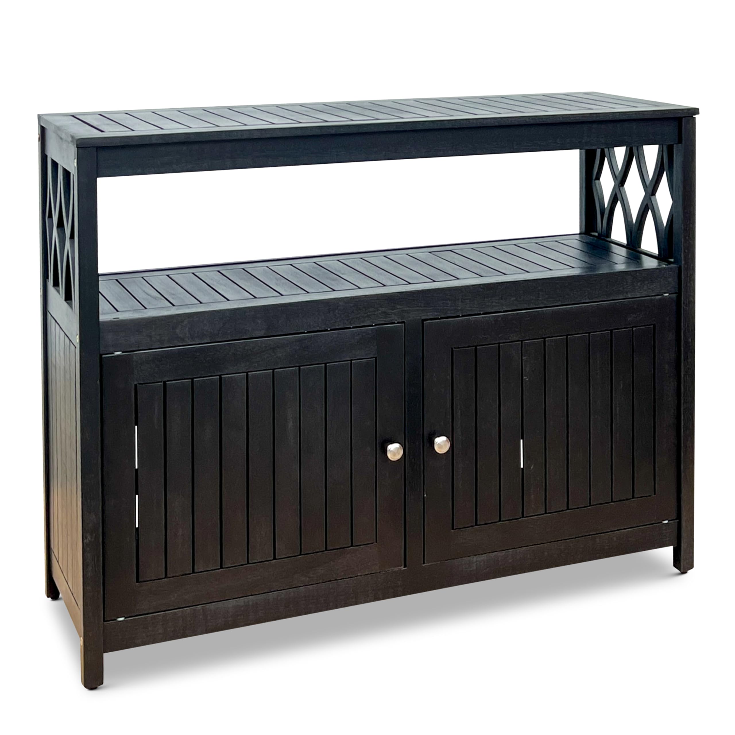 Eucalyptus Outdoor Sideboard Cabinet with Storage