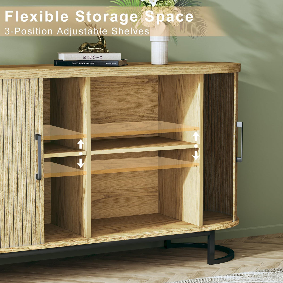 Fluted Tambour Sideboard