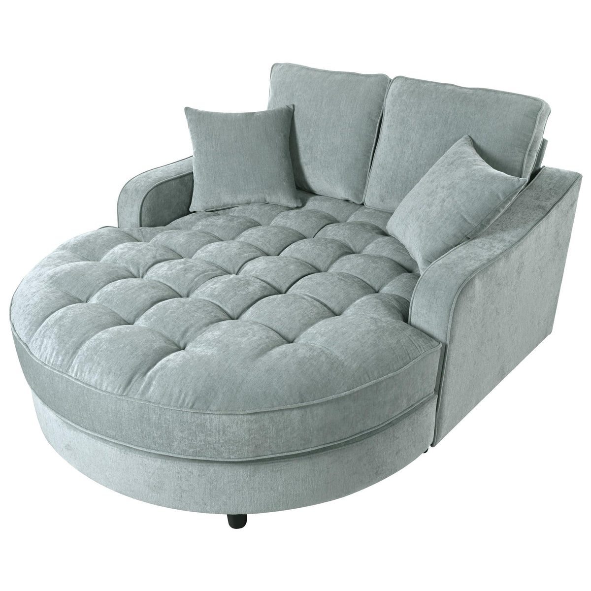 Chenille Chaise Lounge