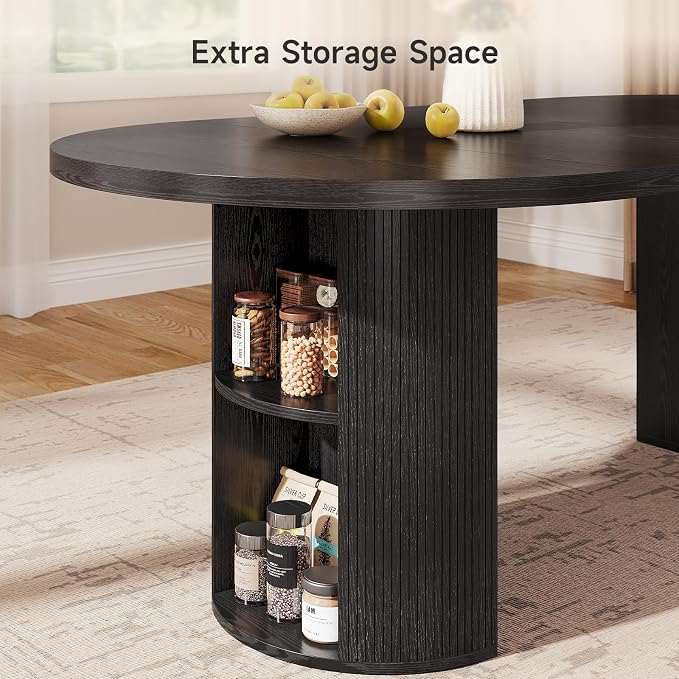 Extendable Fluted Dining Table