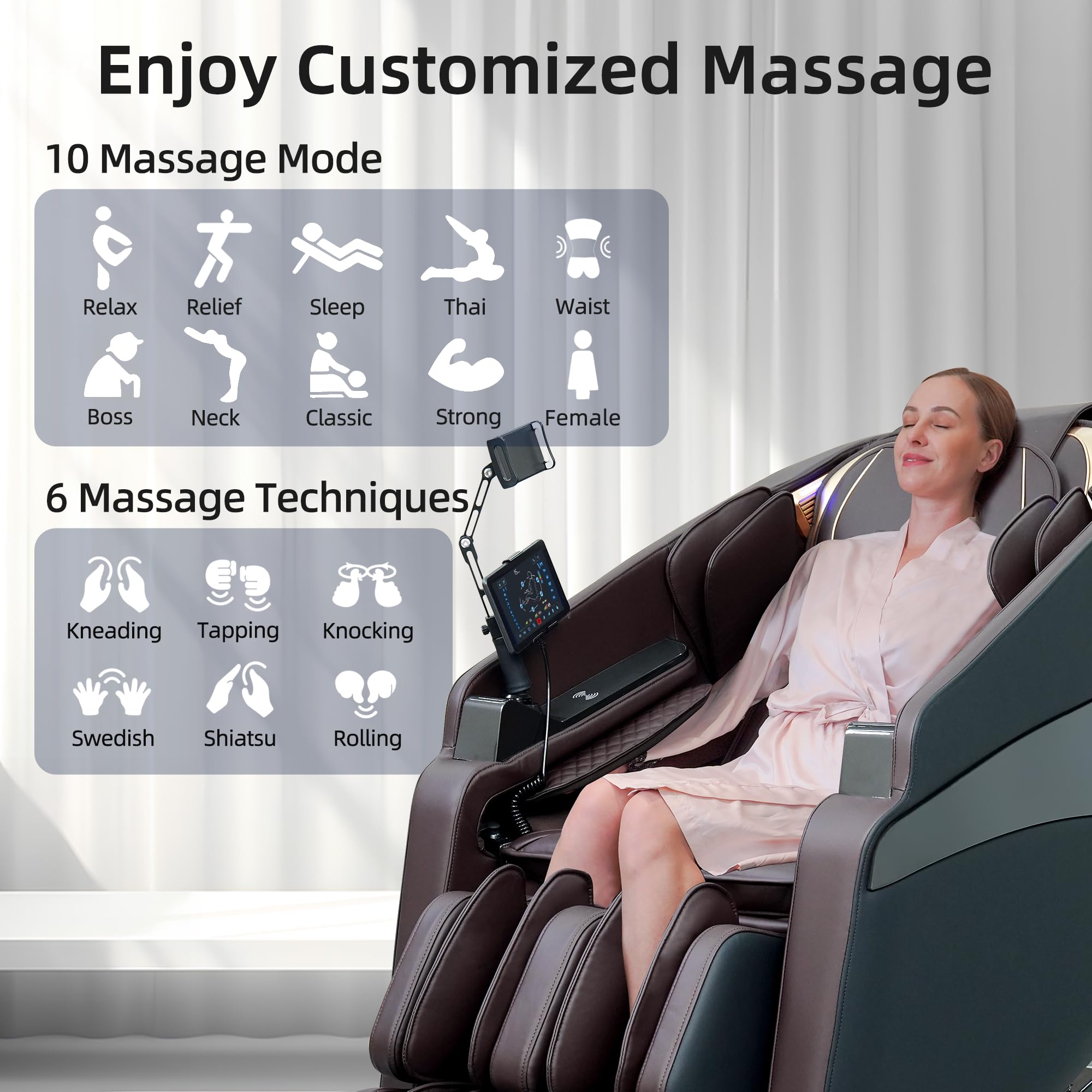 4D Full Body Massage Chair with Heat & Zero Gravity