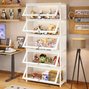 5-Tier Curio Display Cabinet with Acrylic Doors