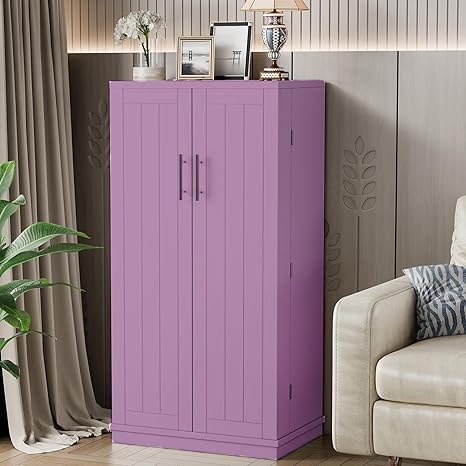 Kitchen Pantry Cabinet with Adjustable Shelves