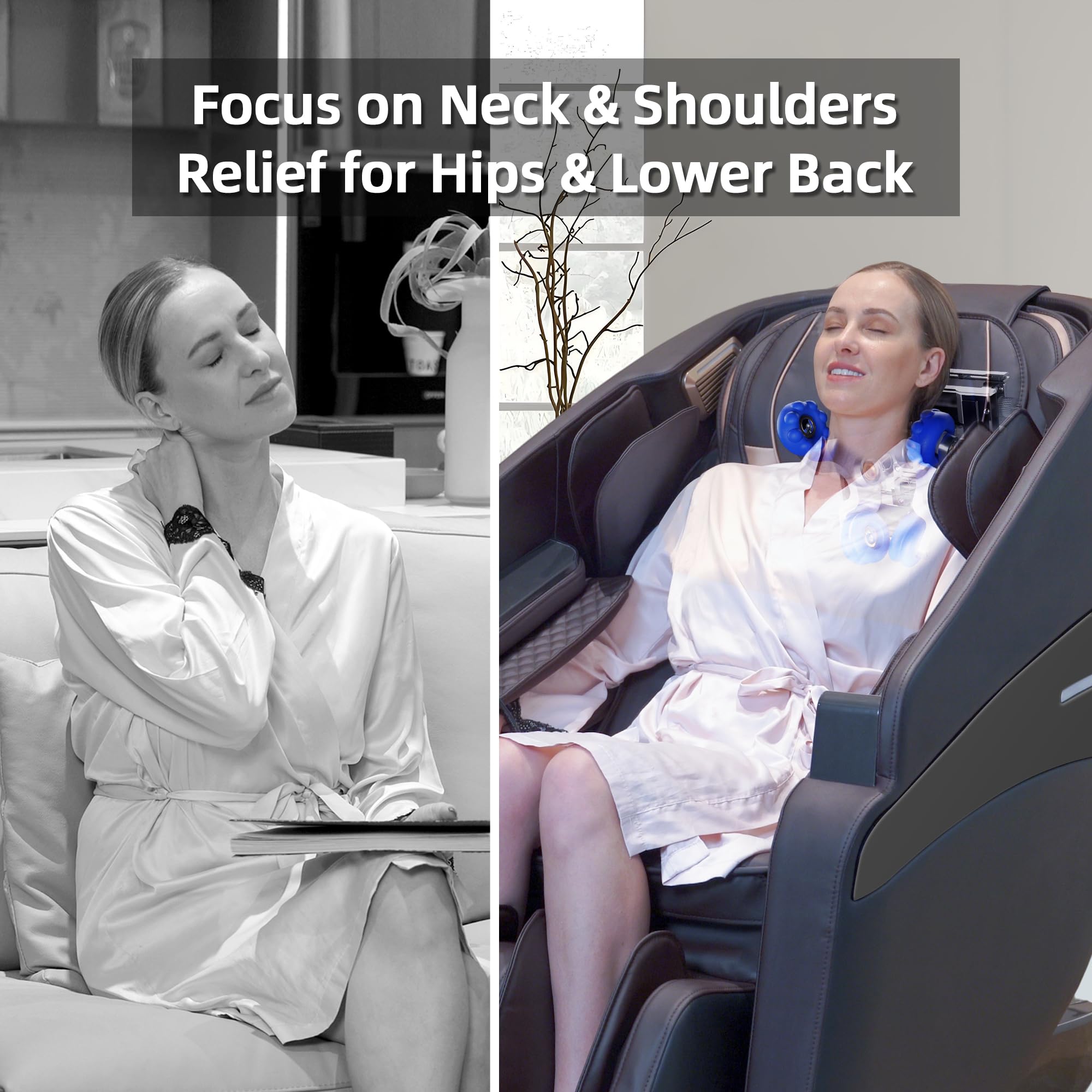 4D Full Body Massage Chair with Heat & Zero Gravity