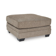 Signature Design by Ashley Cannonbrook Contemporary Oversized Accent Ottoman with Foam Cushion, Taupe