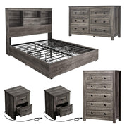 5-Piece Farmhouse Queen Bedroom Set