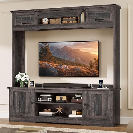 TV Stand with Storage & Power Outlets
