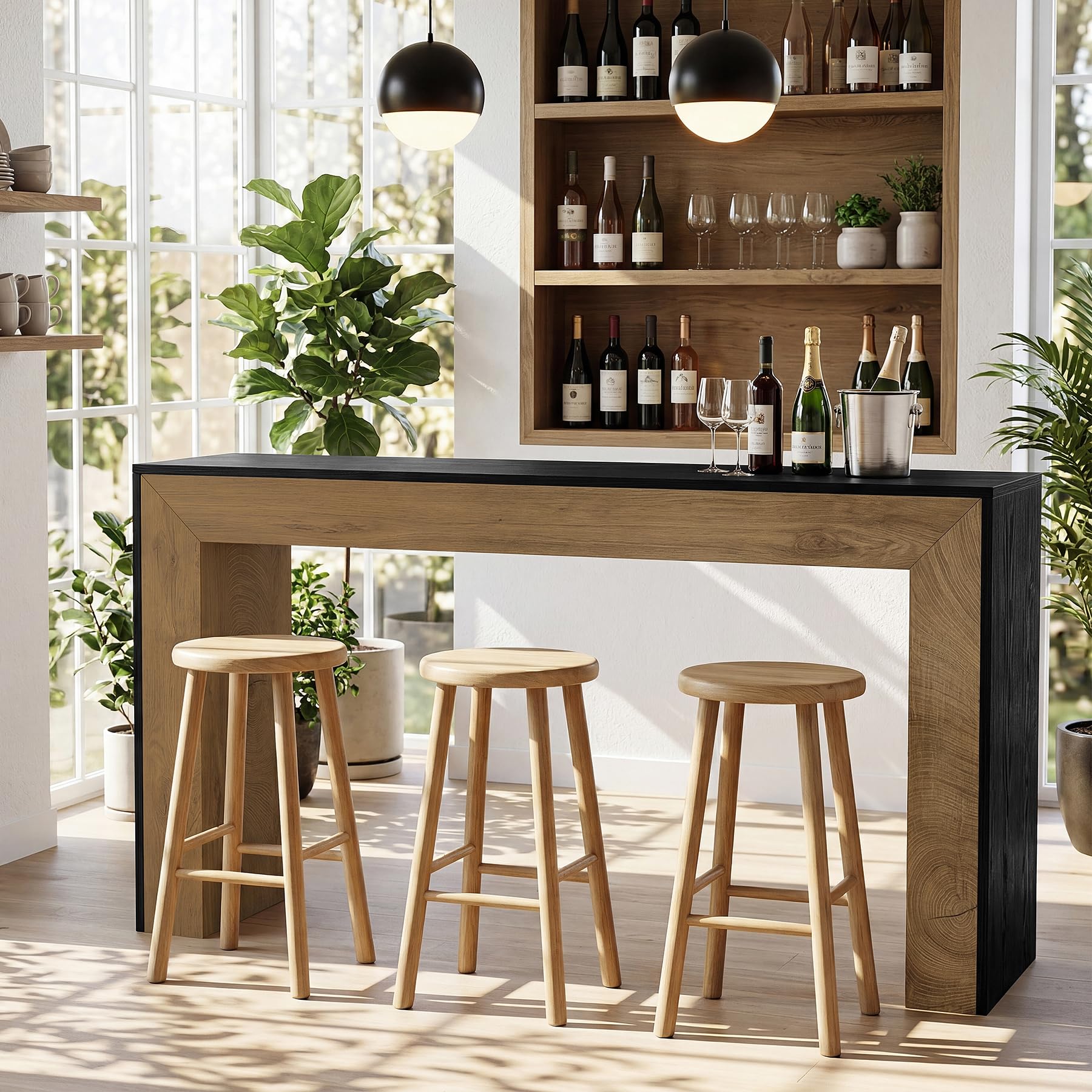 63" Modern Bar Table