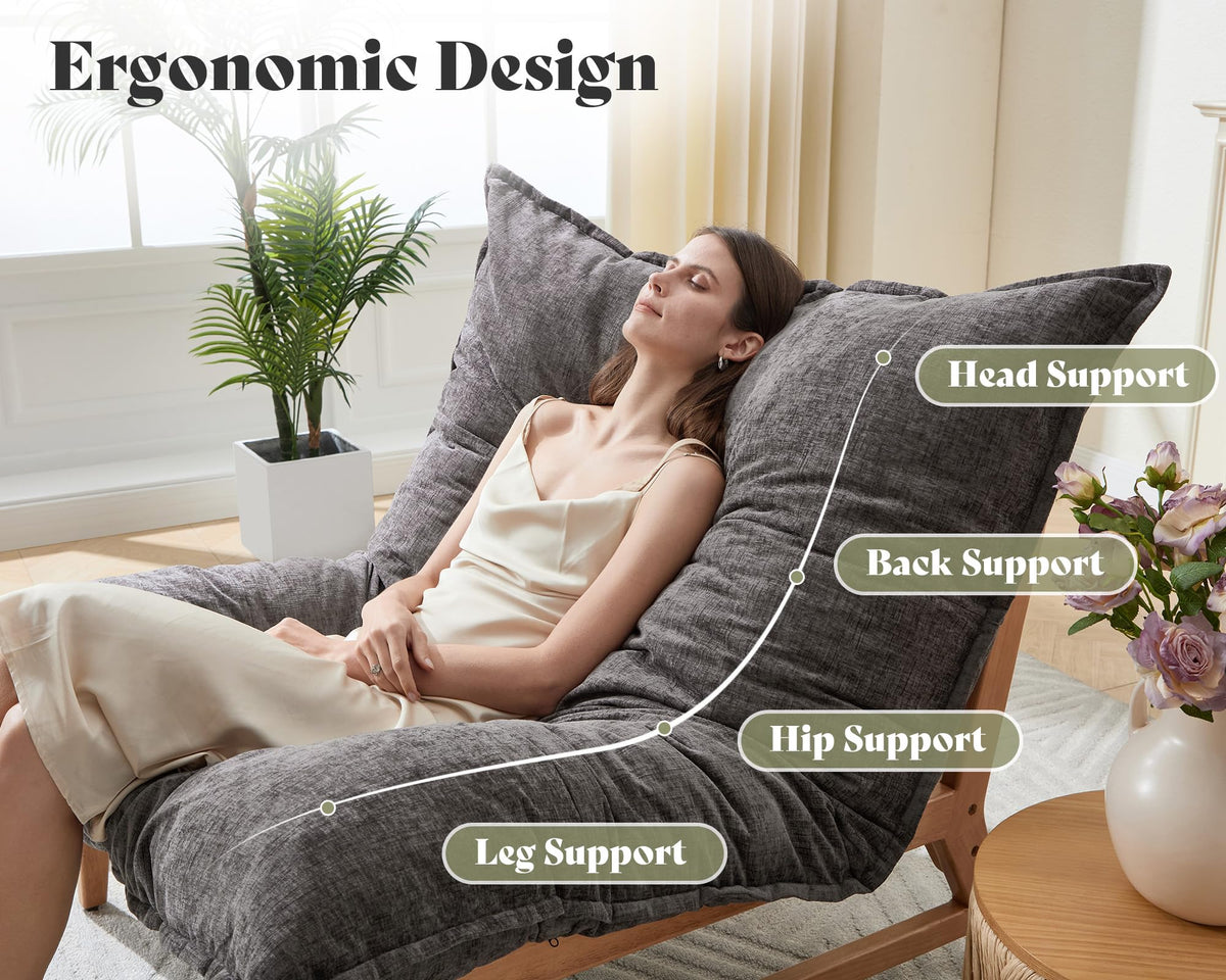 Oversized Convertible Lounge Chair