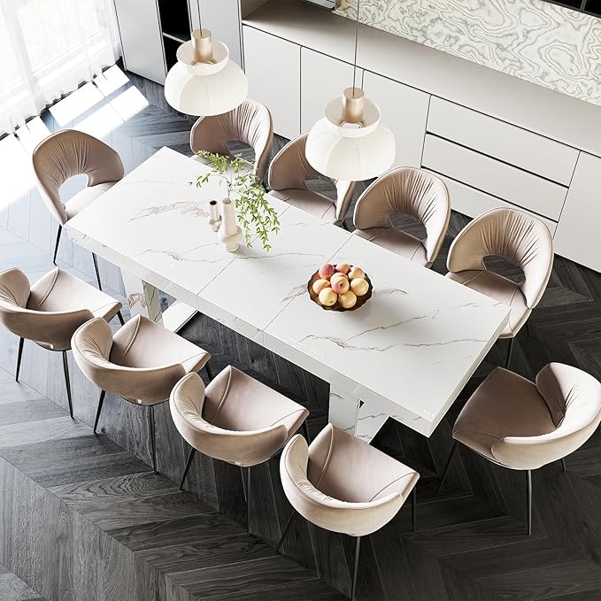 Extendable Farmhouse Dining Table for 8–10