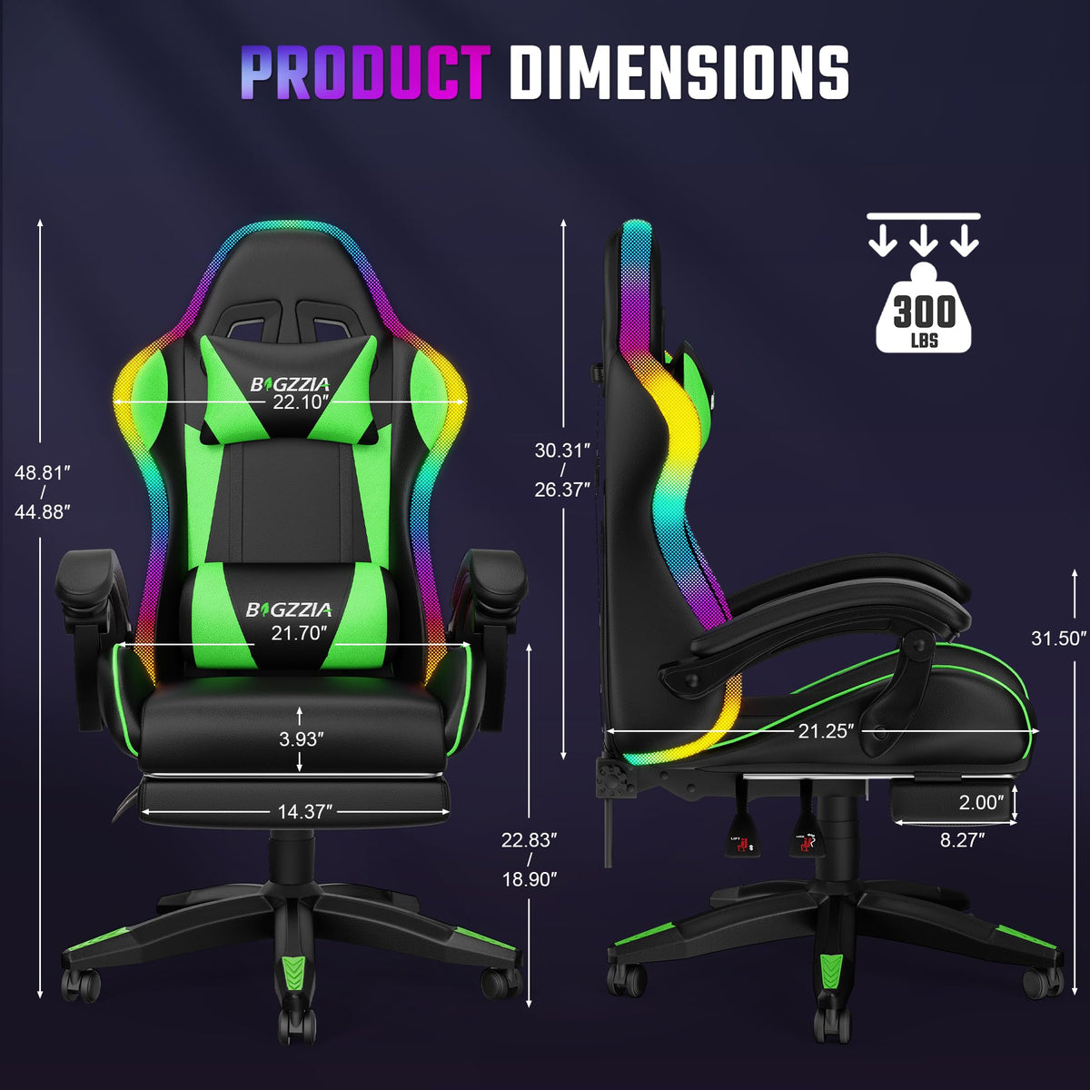 RGB Massage Gaming Chair