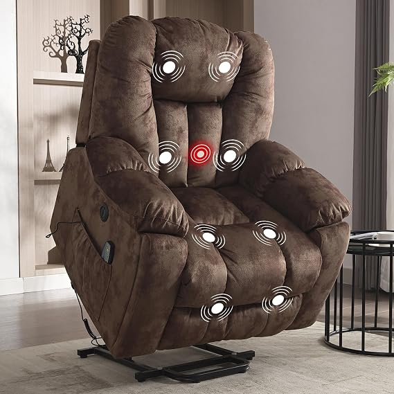 Power Lift Recliner Chair with Massage & Heat