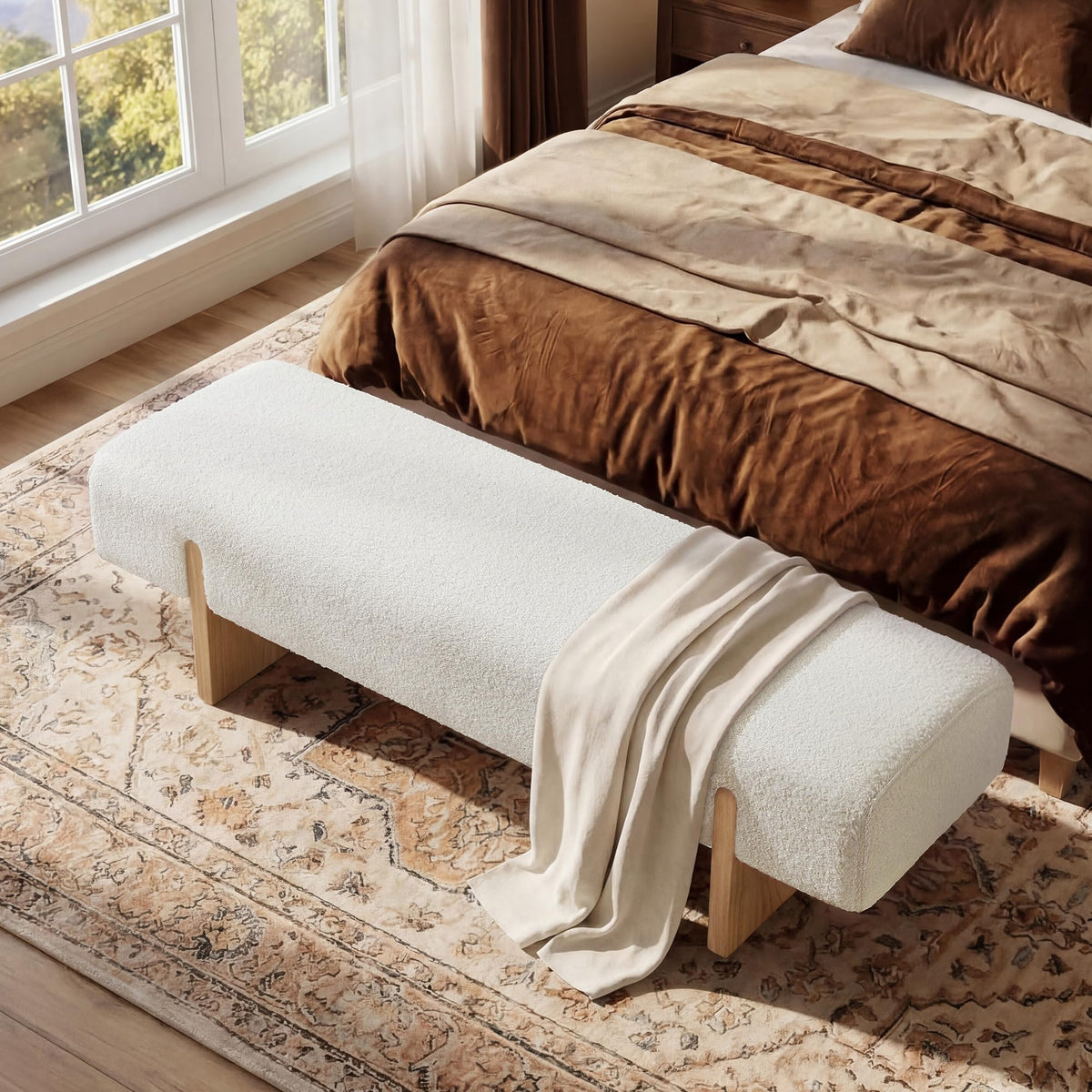 Teddy Upholstered Bed Bench