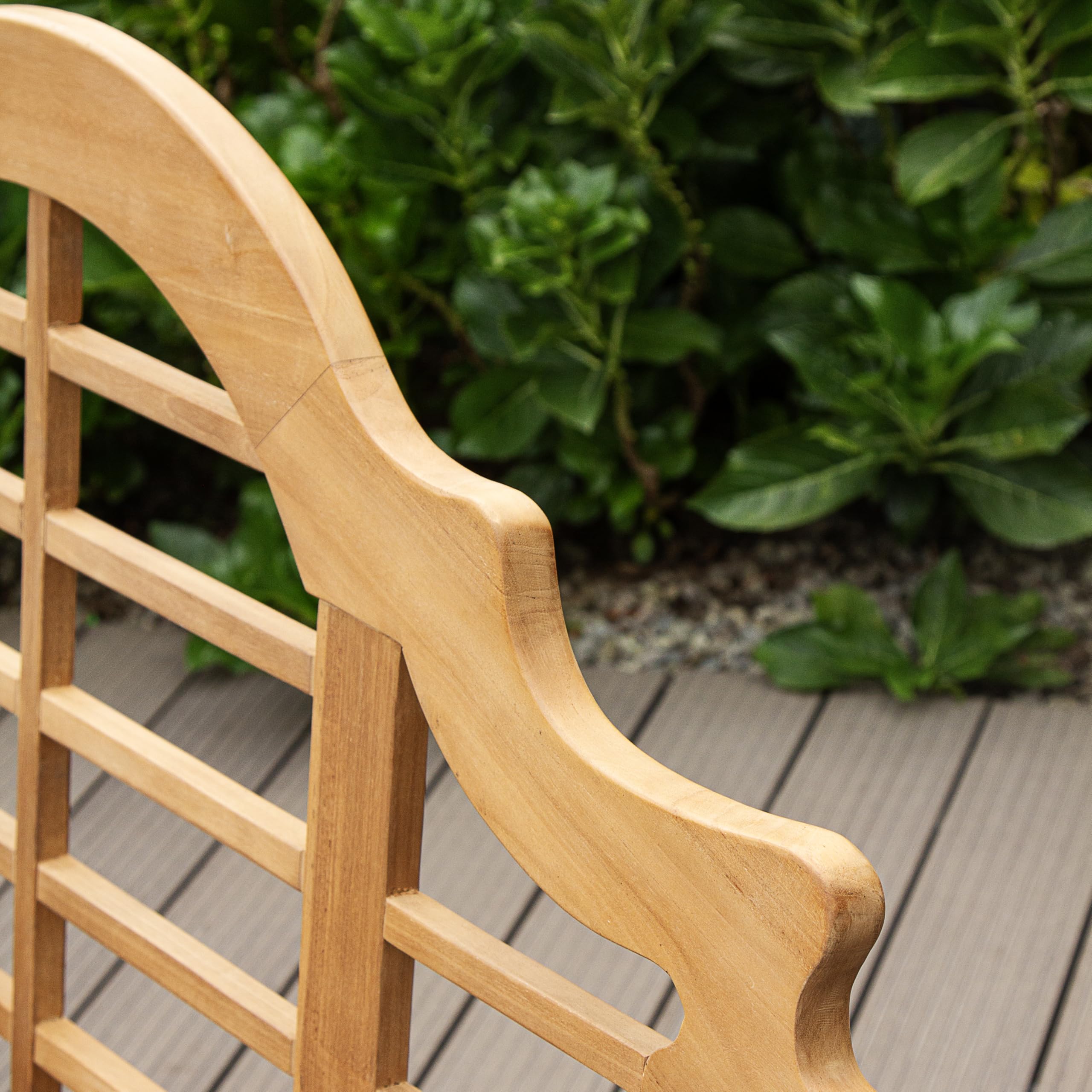 5-Foot Lutyens Teak Wood Outdoor Bench