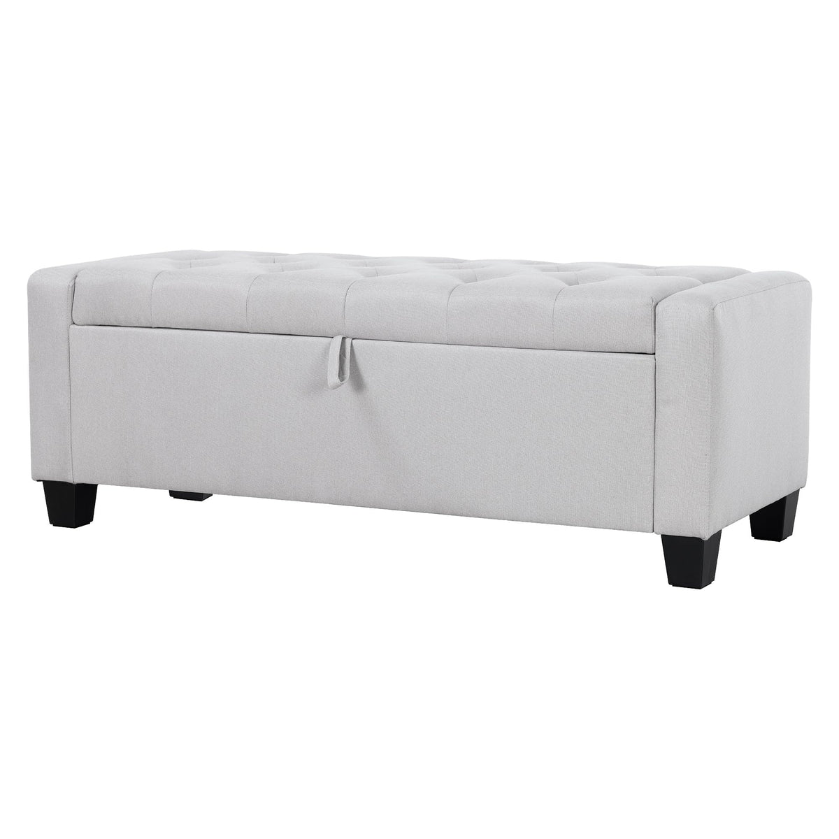 Fromann Upholstered Storage Ottoman Bench for Bedroom Living Room Entryway