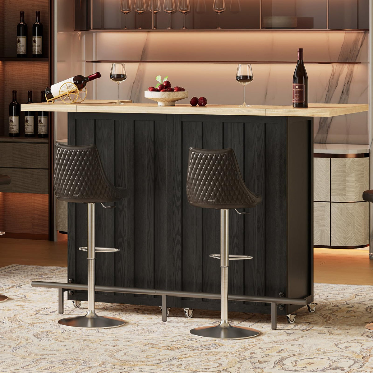 Foldable Mobile Bar Table