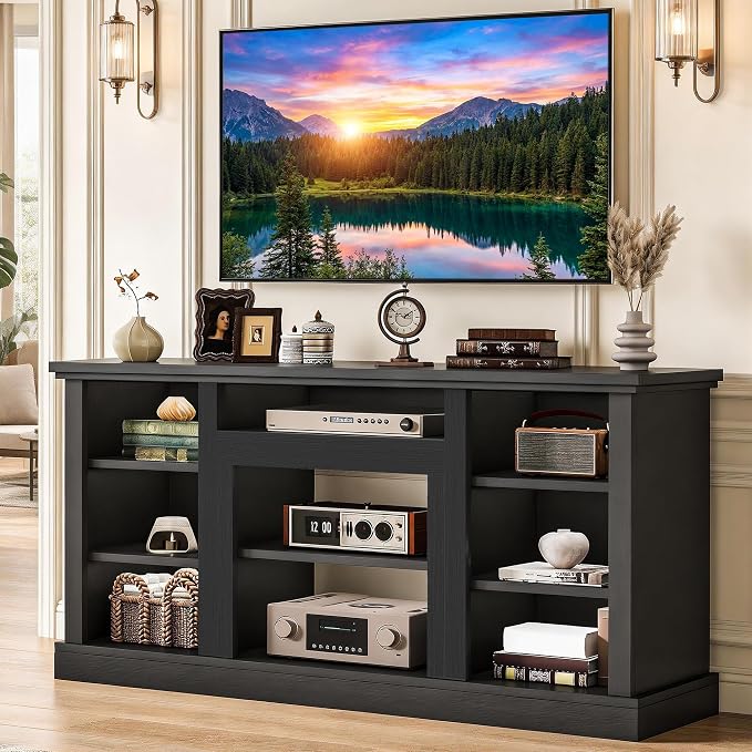 Walnut Farmhouse TV Stand