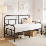 Black Twin Metal Daybed Frame