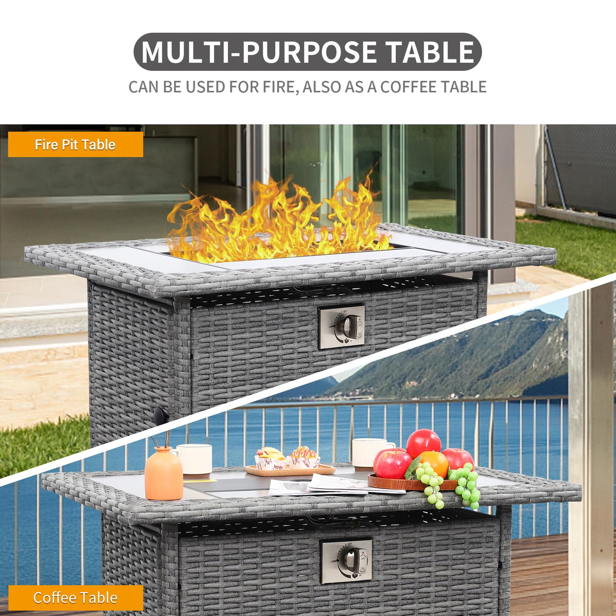 Propane Fire Pit Table