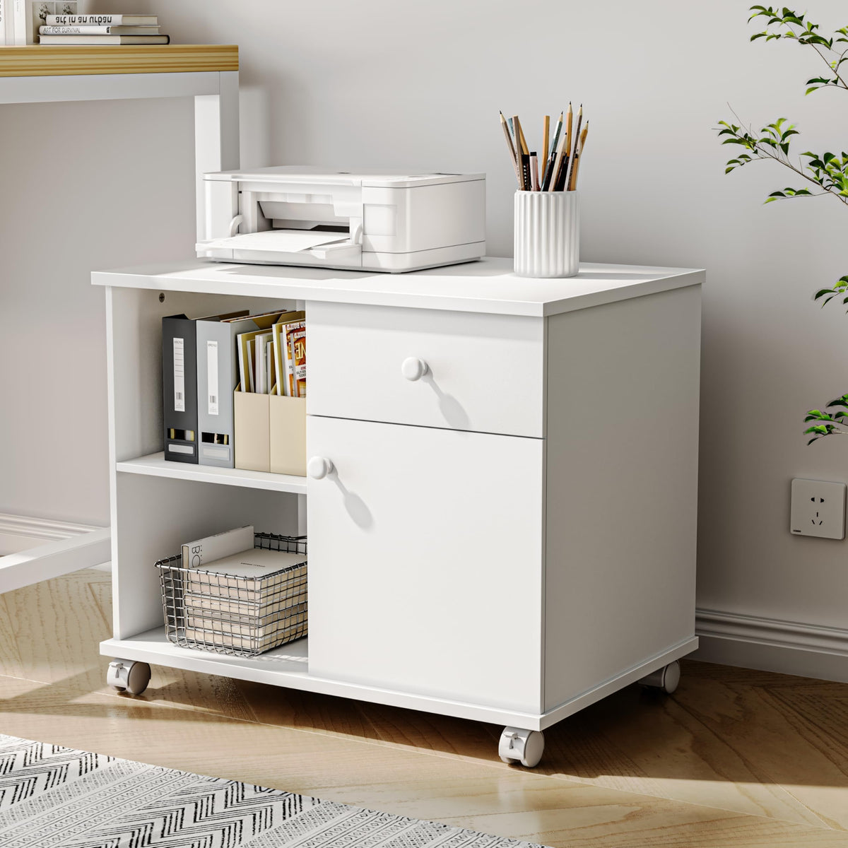 Rolling File Cabinet
