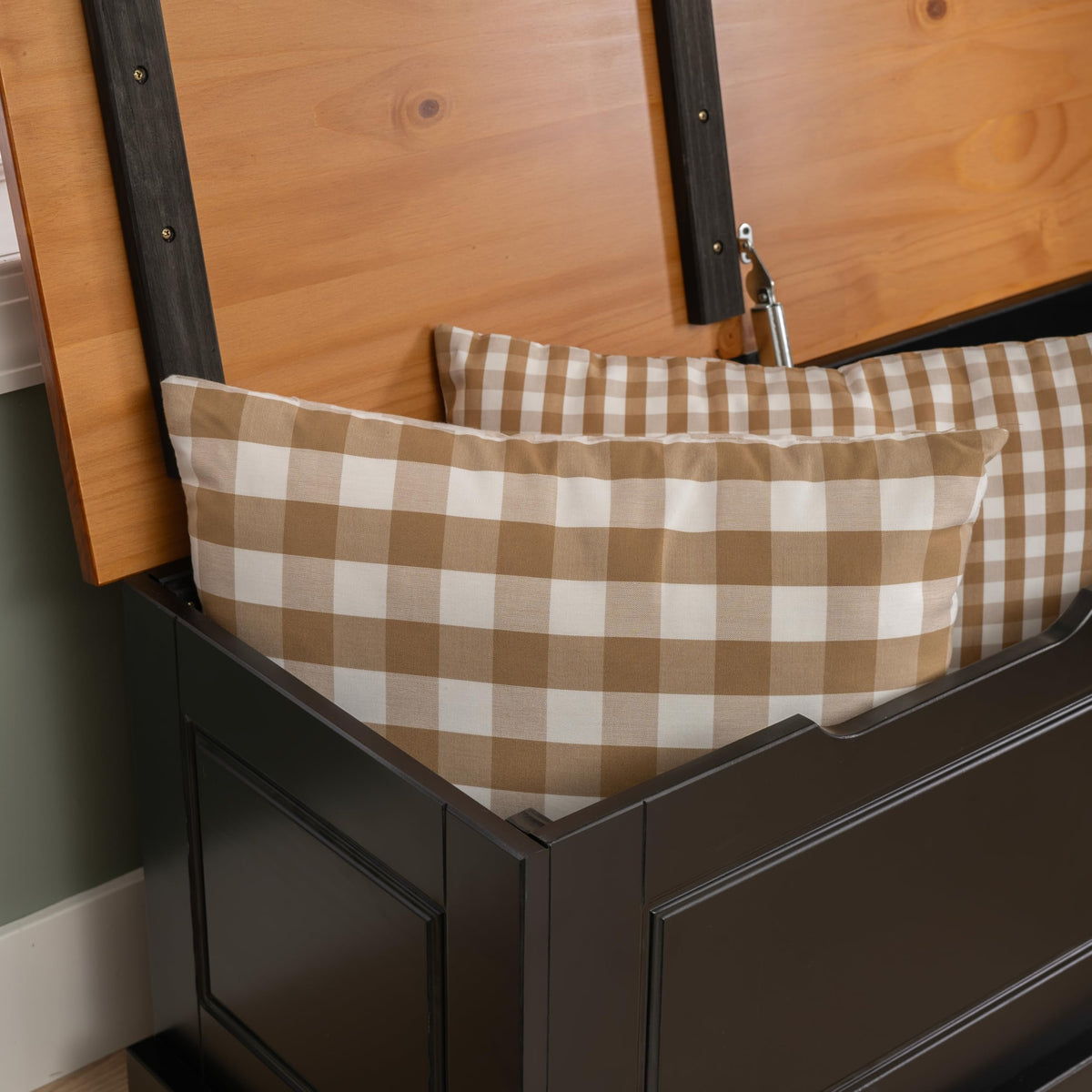 Backless Corner Storage Bench