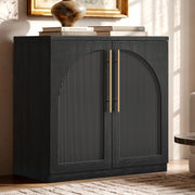 Black Arched Sideboard Cabinet