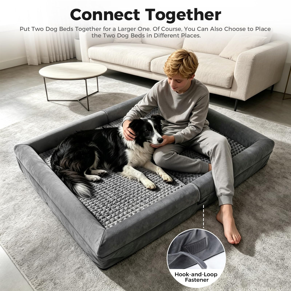 Orthopedic Dog Beds, 2-Pack