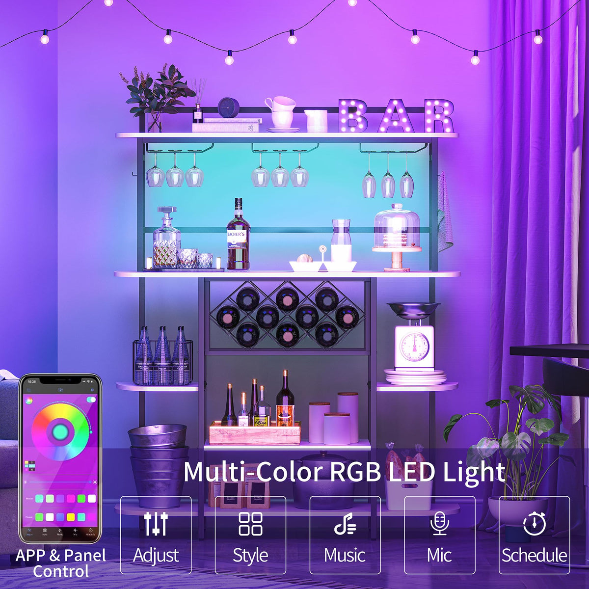 LED Wine Bar Table
