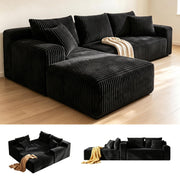 Corduroy Modular Sectional Sofa