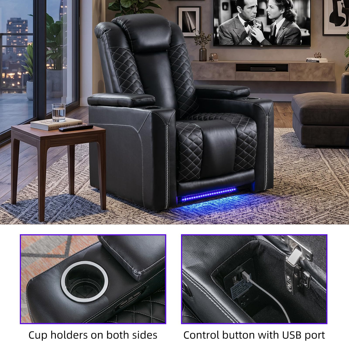 Black Power Recliner