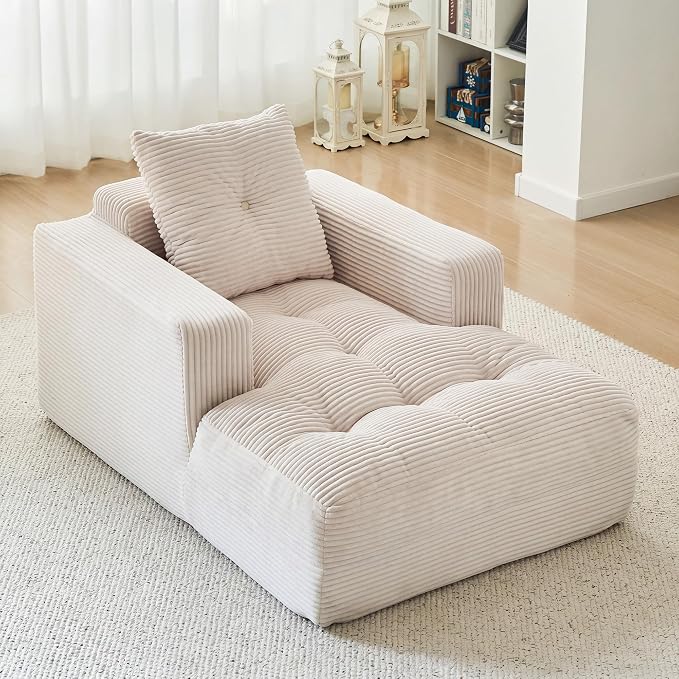 Corduroy Chaise Lounge