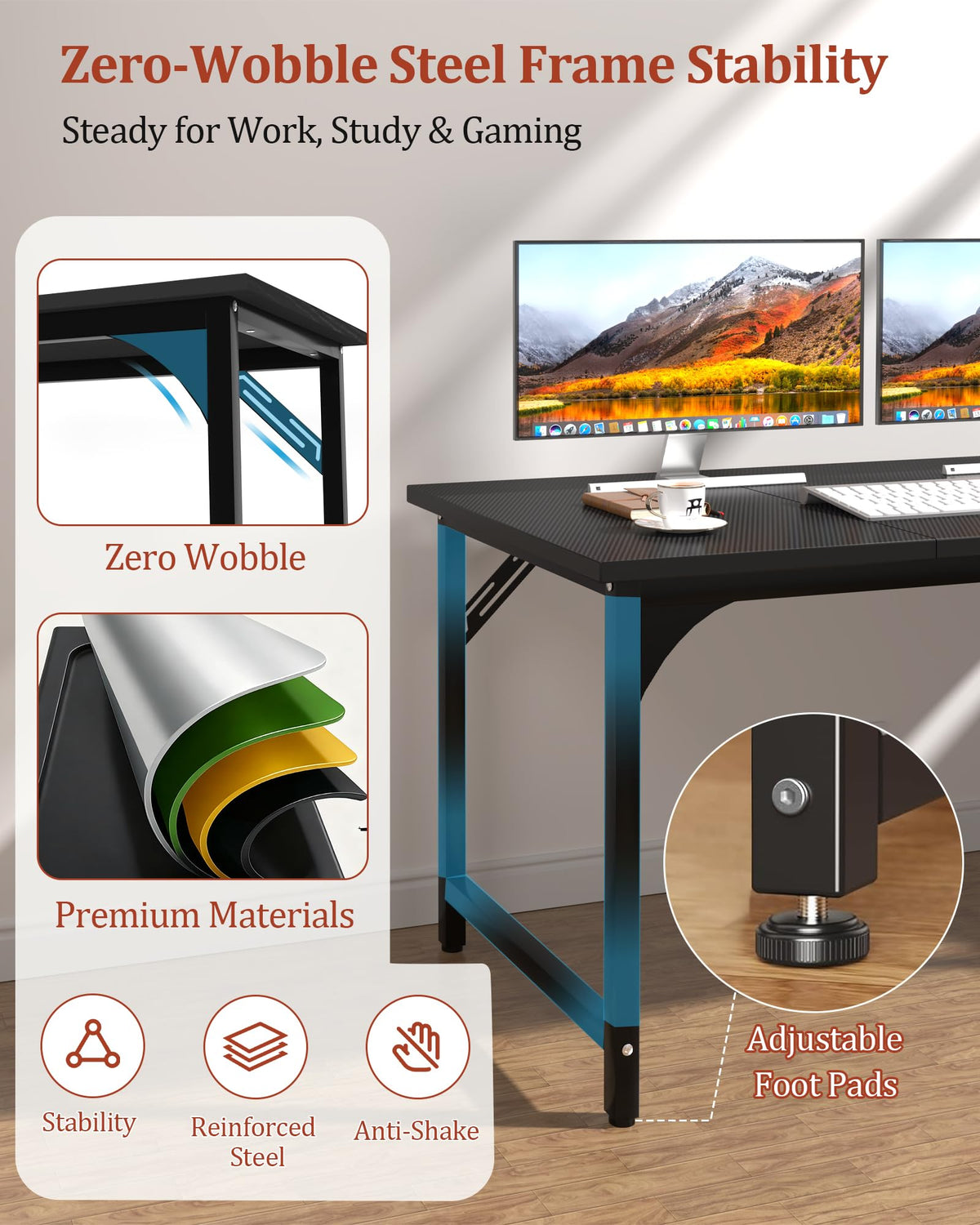Black Computer Desk