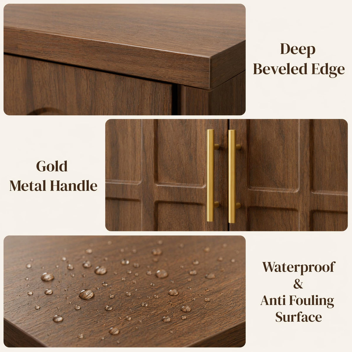 Walnut Arch Door Sideboard