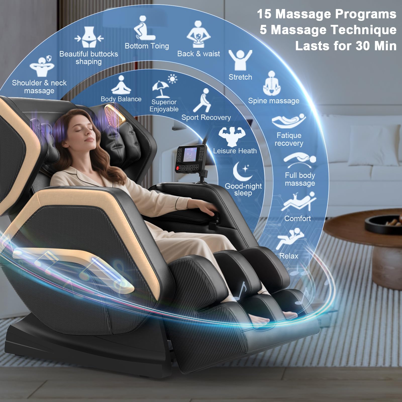 Full Body SL-Track Zero Gravity Massage Chair