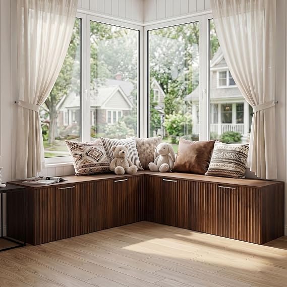 Modular Corner Storage Bench