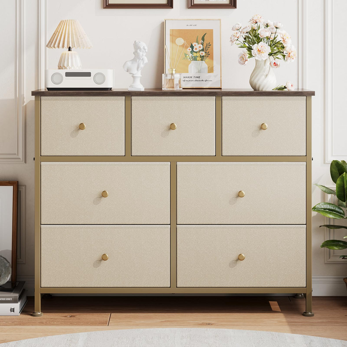 7-Drawer Fabric Dresser