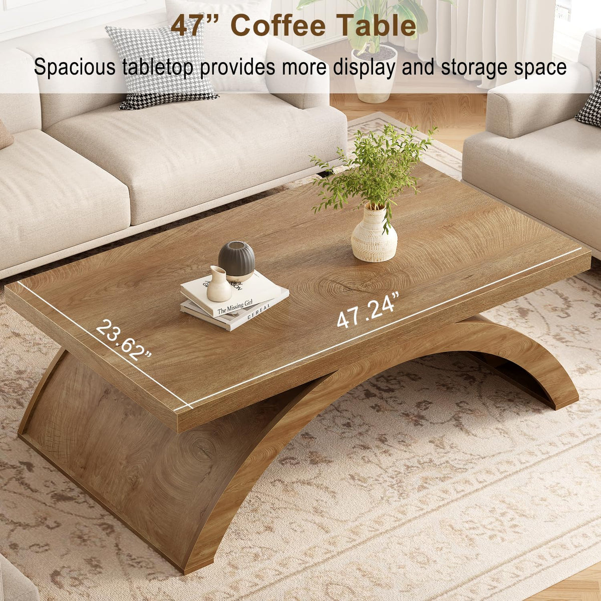 Arched Base Coffee Table