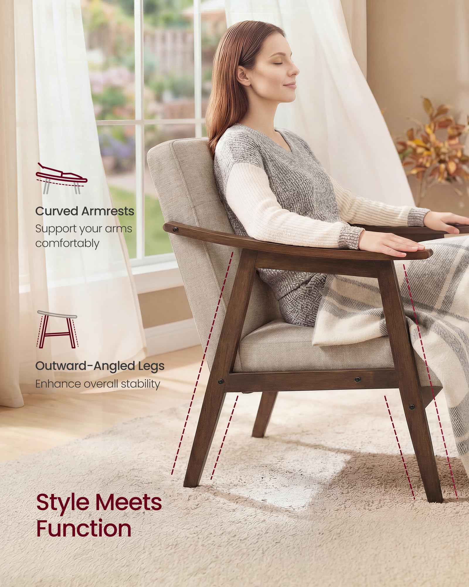 Mid-Century Modern Accent Chair