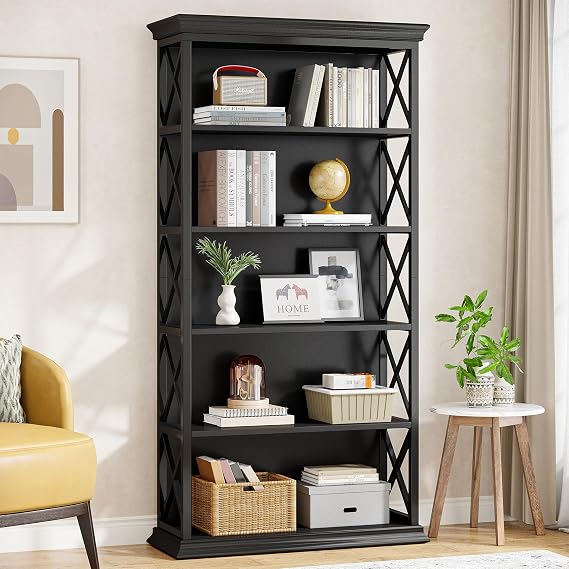 5-Shelf Industrial Bookcase