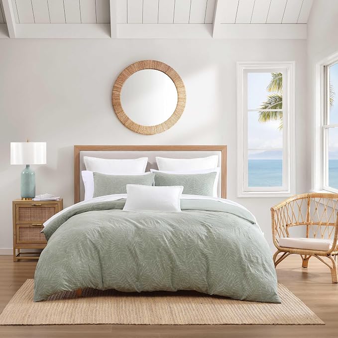 Sage Green Palm King Comforter Set