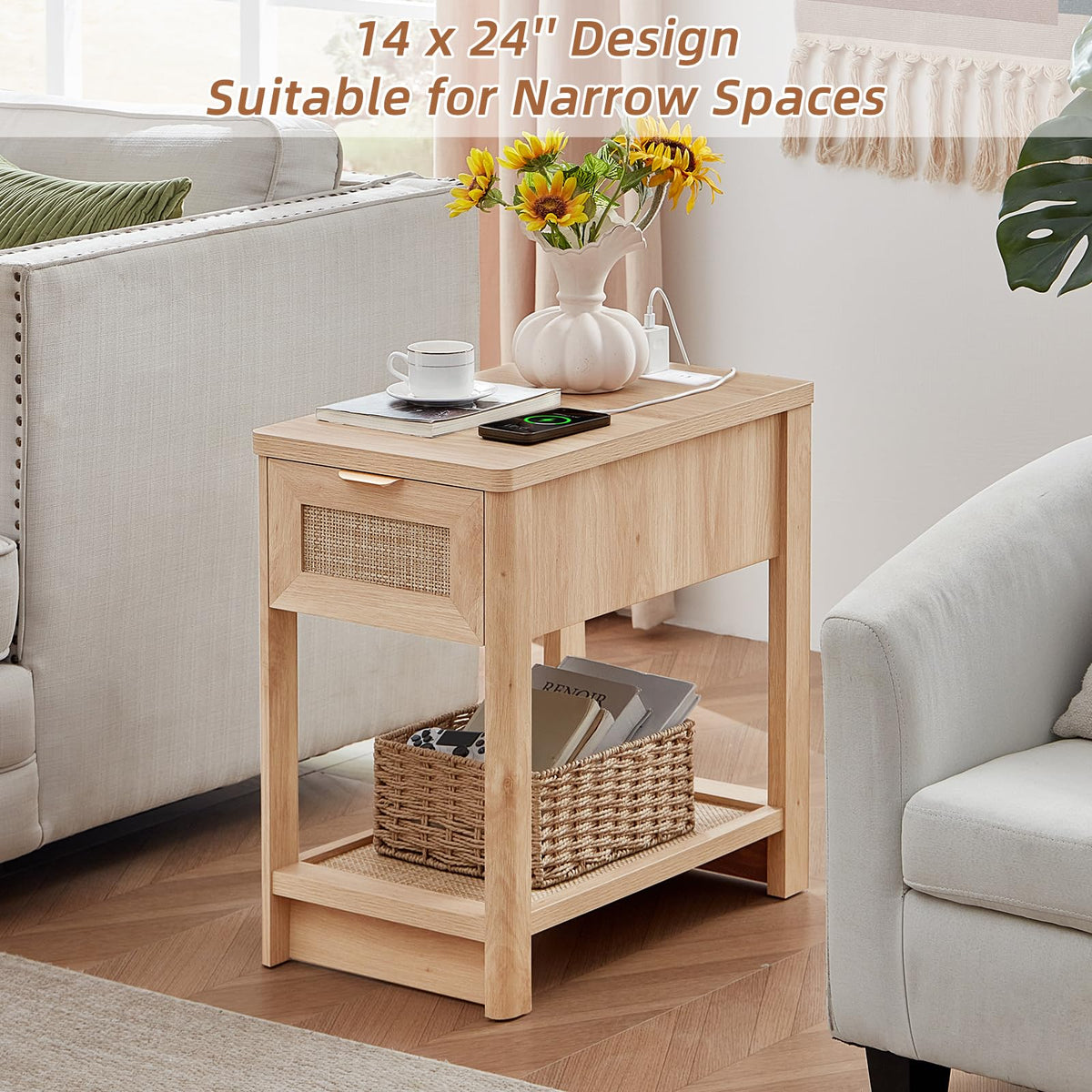 Rattan Coffee Table Set of 3