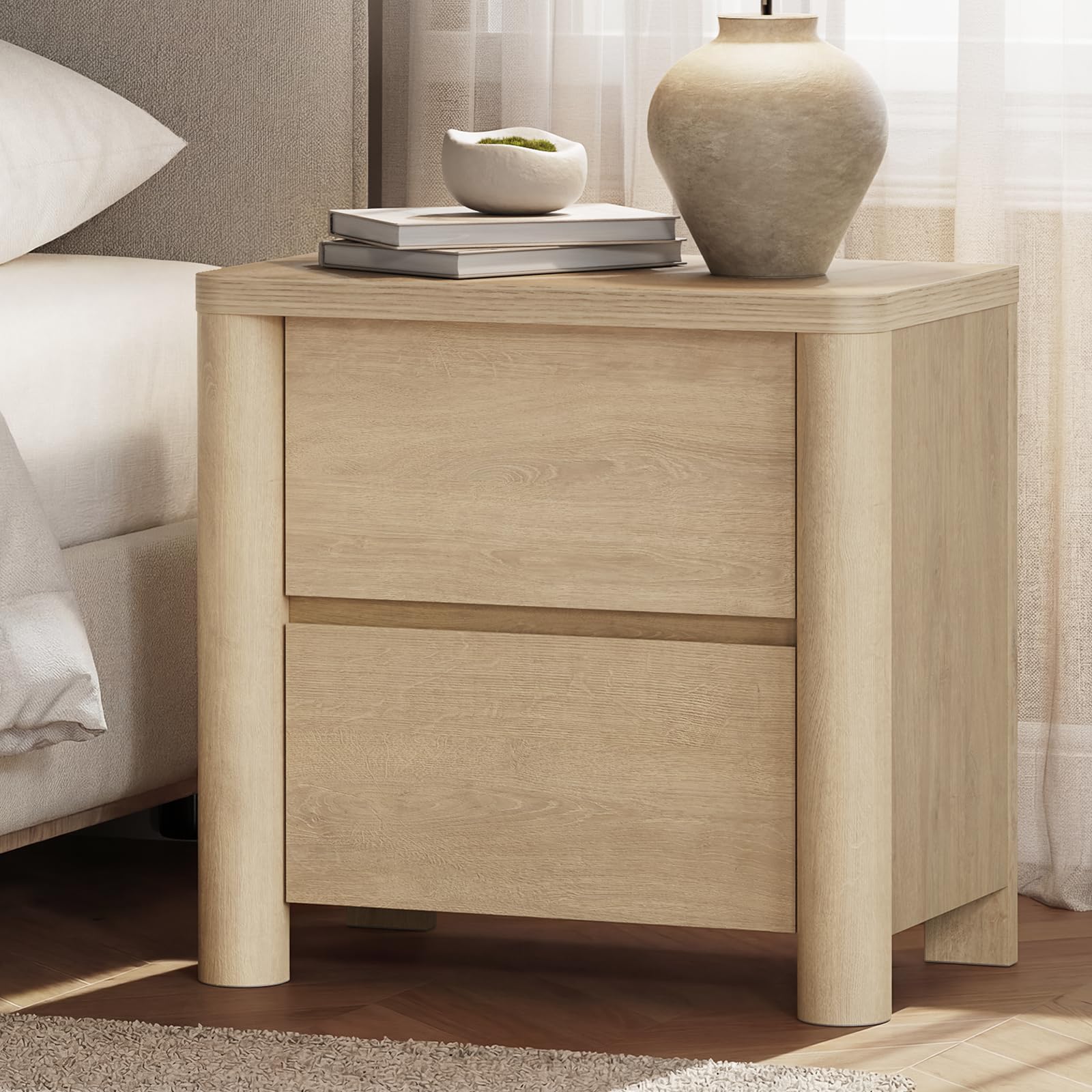 Nightstand Set of 2 with Drawers