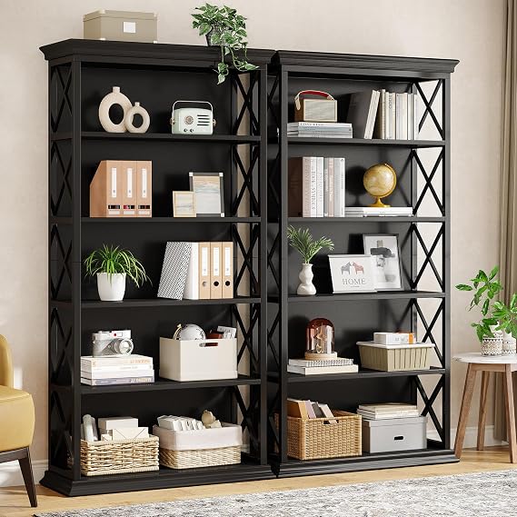 5-Shelf Industrial Bookcase