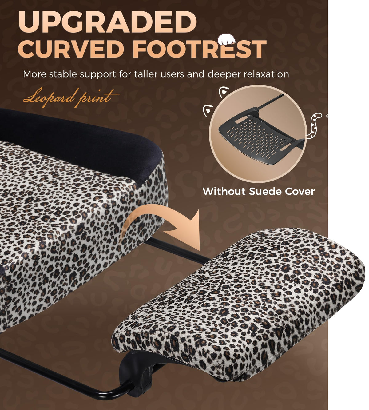 Leopard Print Gaming Chair